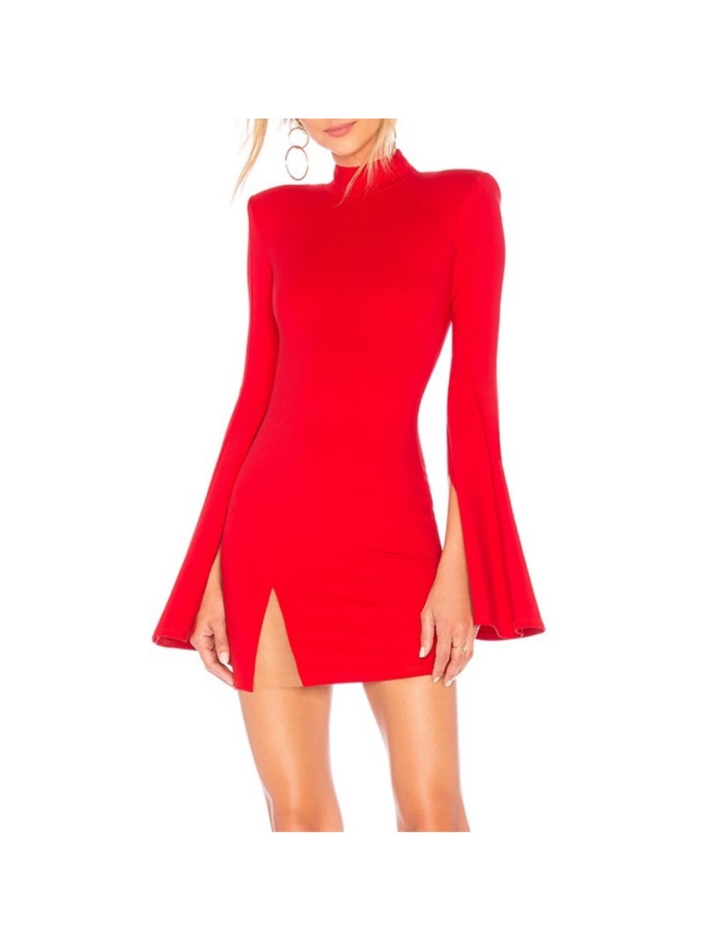 Michael Costello x Revolve | Red Mr. Gibson Dress | Small | NWT